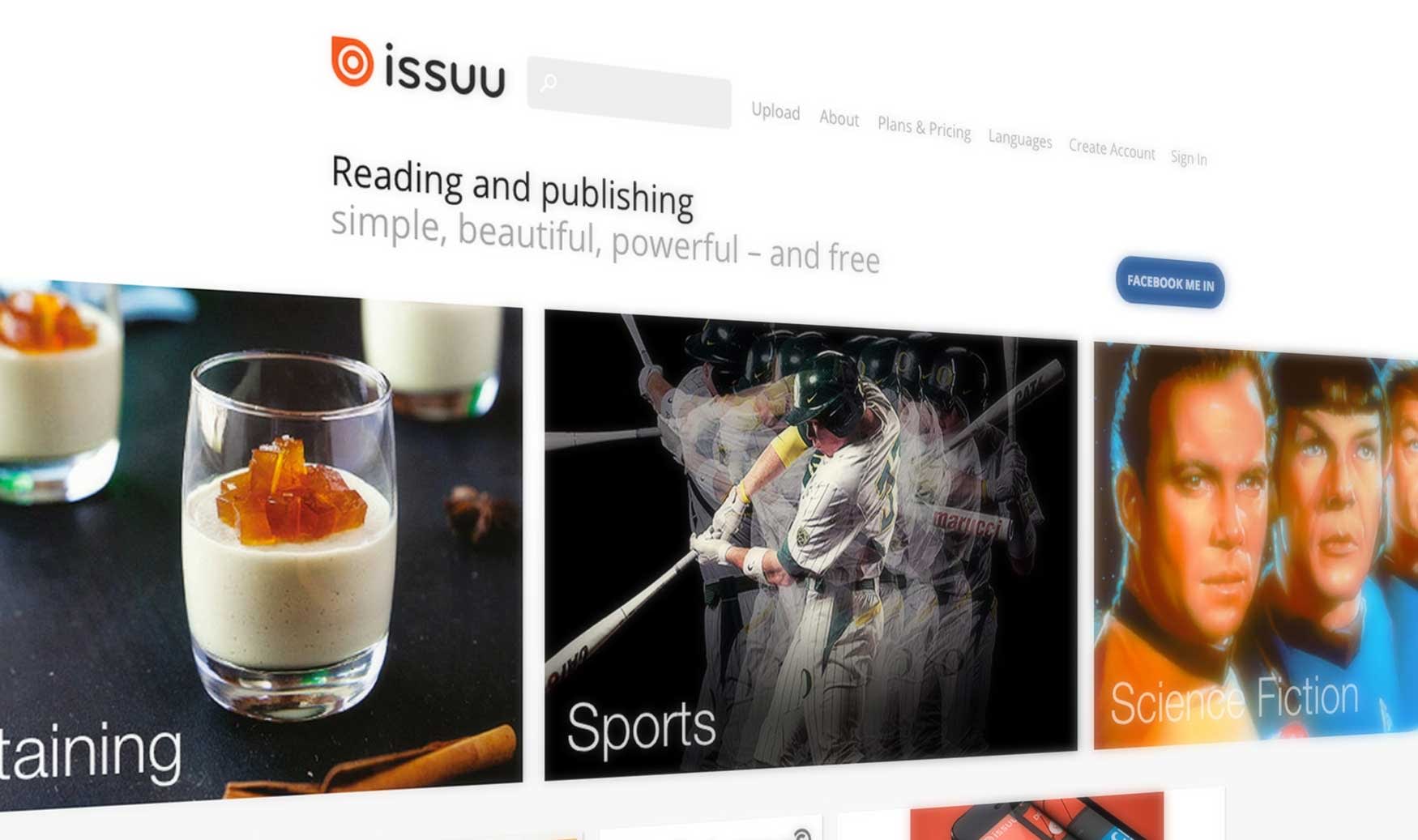 issuu features
